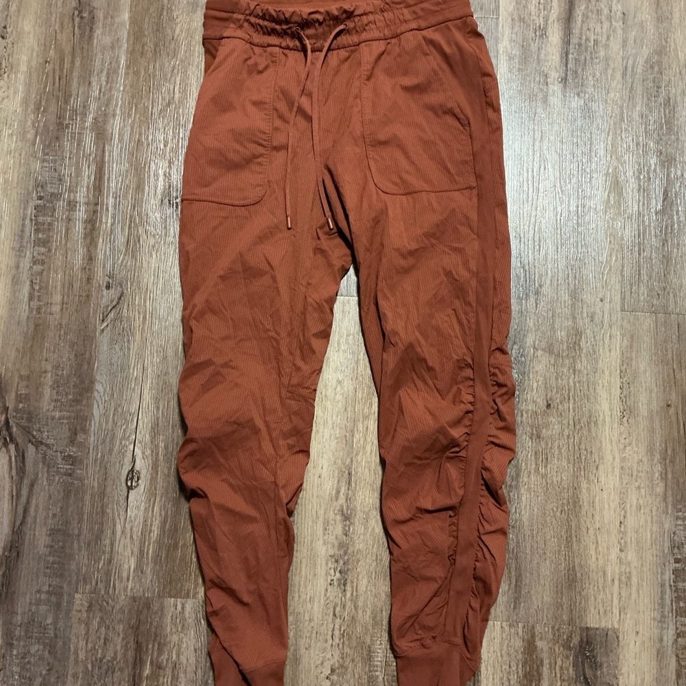 Dirt Red Lululemon Jogger Pants